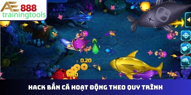 Hack bắn cá hoạt động theo quy trình